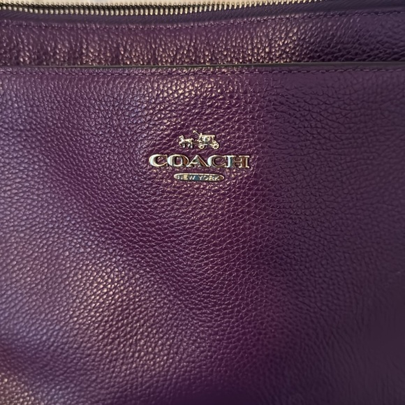 Coach Crossbody Bag OS Color Purple Silver - Picture 12 of 12